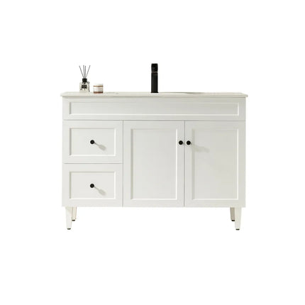 Ceto Harrington Hampton Style Freestanding Floor Vanity Matte White 1200 ,