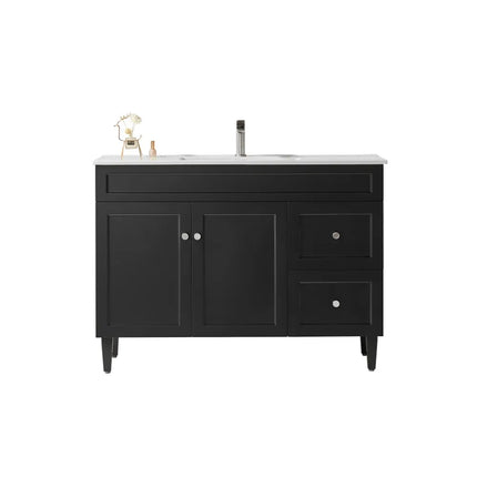 Ceto Harrington Hampton Style Freestanding Floor Vanity Matte Black 1200 ,