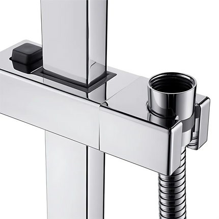 Square Top/Bottom Inlet Shower Combination Chrome ,