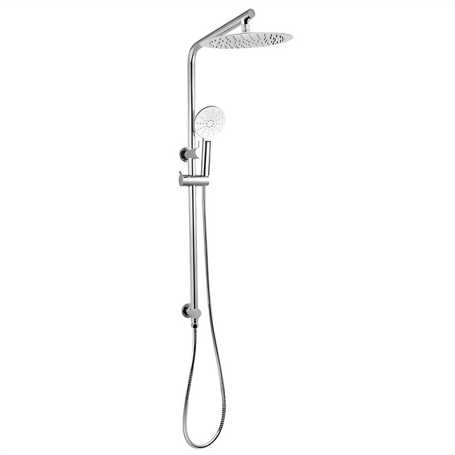 Round Right Angle Top Inlet Shower Combination Chrome ,