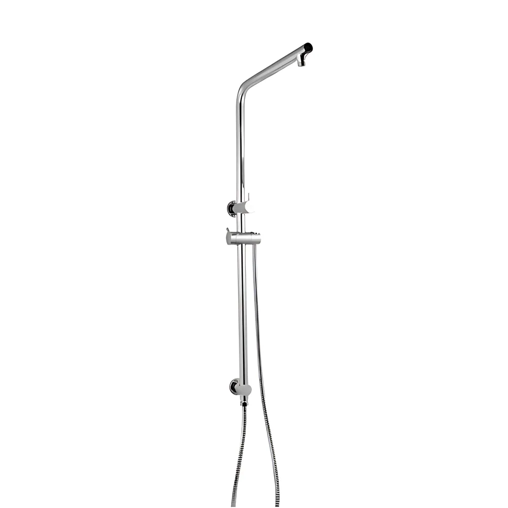 Round Right Angle Top Inlet Shower Combination Chrome ,