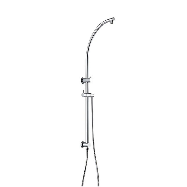 Round Top Inlet Shower Combination Chrome ,