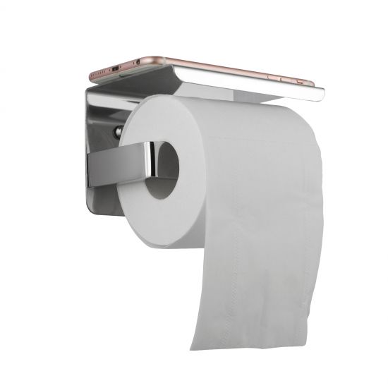 Tera Toilet Paper Holder with Cover Chrome ,