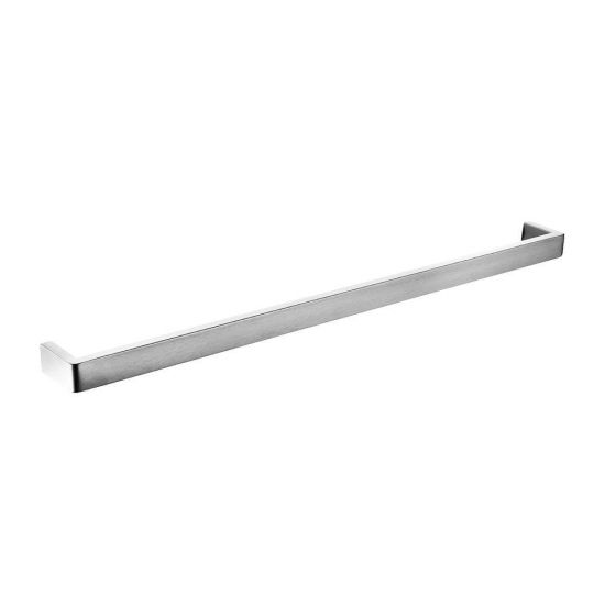 Tera Square Single Towel Rail 800mm Chrome , Default Title