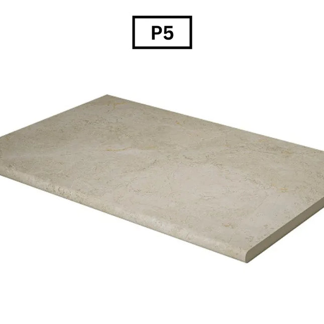 Stone Look Universe Ivory Bullnose Round Edge 400X600X20