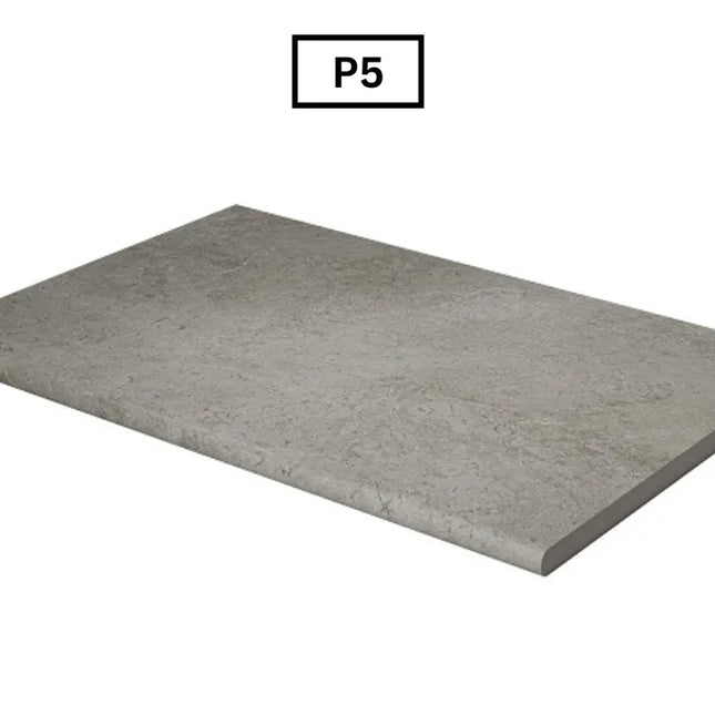 Stone Look Universe Silver Bullnose Round Edge 400X600X20