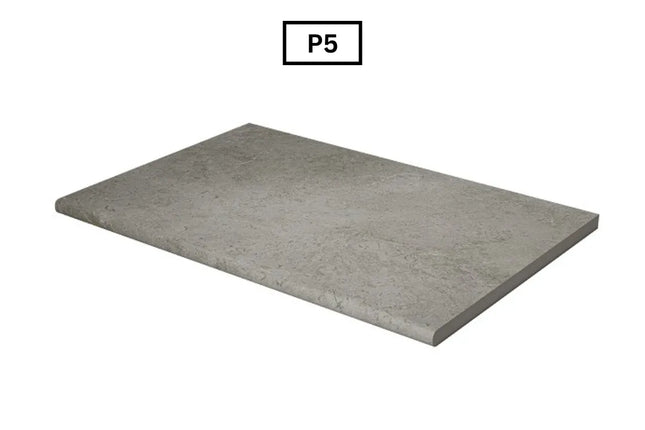 Stone Look Universe Silver Bullnose Round Edge 400X600X20