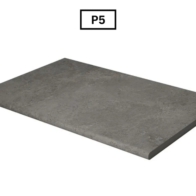 Stone Look Universe Smoke Bullnose Round Edge 400X600X20