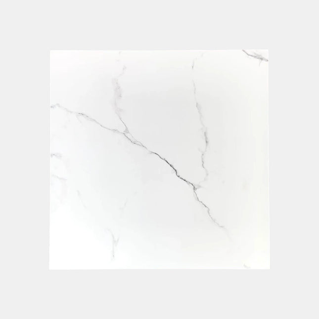 Marble Look Tile Calacatta White 600X600 Soft Matte / Polished ,