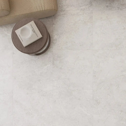 Travertine Look Tile Capi Silver Matt