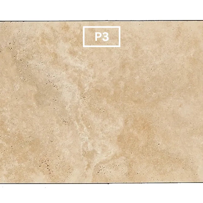 Outdoor Stone Premium Classic Travertine Tumbled Tile 610X406X12mm