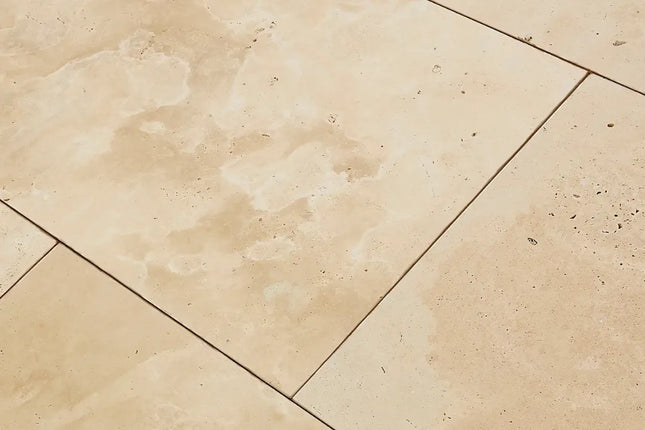 Outdoor Stone Premium Classic Travertine Tumbled Paver 610X406X30mm