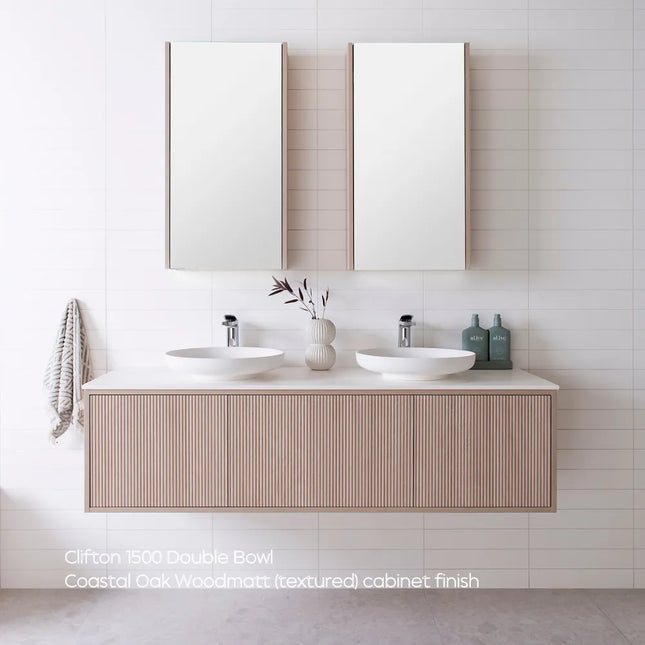 ADP Clifton Full Depth Slim Vanity with Caesarstone