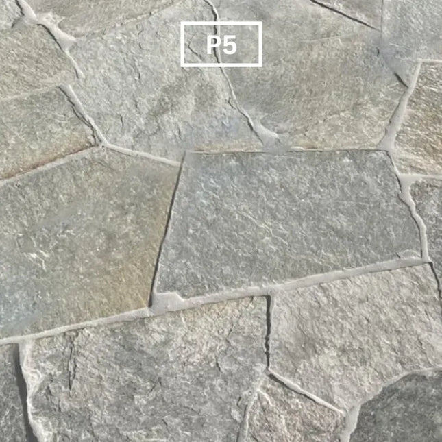 Crazy Paving Gama Limestone Irregular Sizes 250~600mm