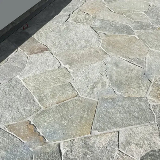 Crazy Paving Gama Limestone Irregular Sizes 250~600mm