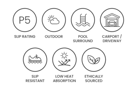 Crazy Paving Gama Limestone Irregular Sizes 250~600mm
