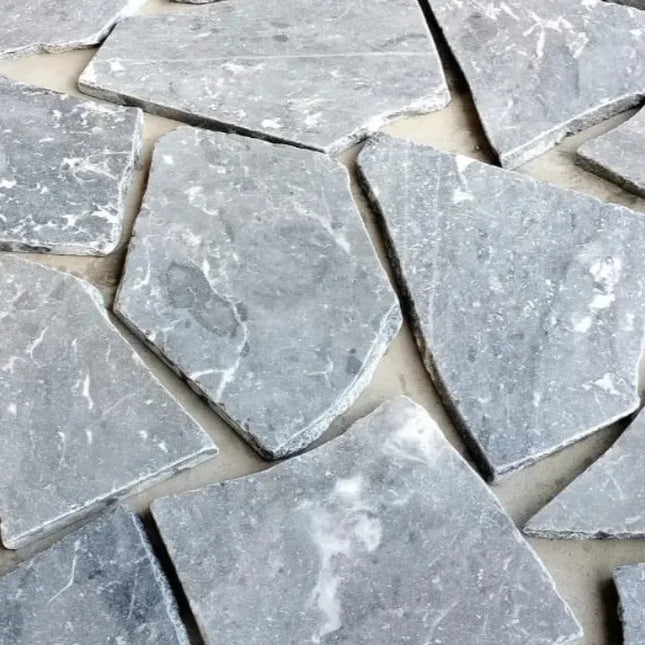 Outdoor Stone Crazy Paving Nacomo Marble Random Sizes 20mm