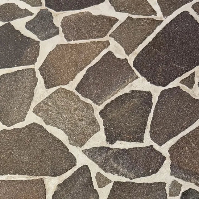 Outdoor Stone Crazy Paving Puro Porphyry Random Sizes 20mm