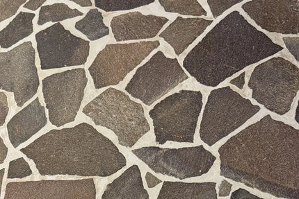 Outdoor Stone Crazy Paving Puro Porphyry Random Sizes 20mm