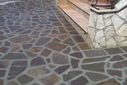 Outdoor Stone Crazy Paving Puro Porphyry Random Sizes 20mm