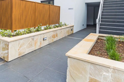 Outdoor Stone Crazy Paving Solis Sandstone Random Sizes 20mm