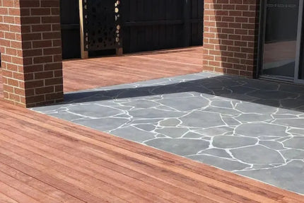 Outdoor Stone Crazy Paving Odin Bluestone 200~600X20mm