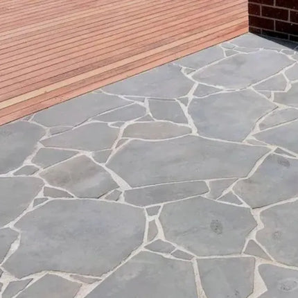 Outdoor Stone Crazy Paving Odin Bluestone 200~600X20mm