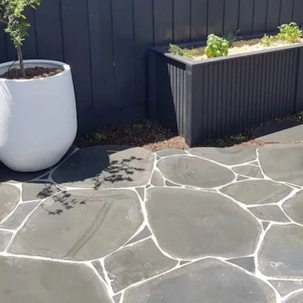 Outdoor Stone Crazy Paving Odin Bluestone 200~600X20mm