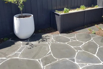 Outdoor Stone Crazy Paving Odin Bluestone 200~600X20mm