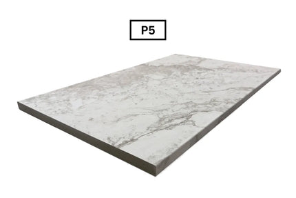 In/Out Travertine Look Windy White Bullnose Pencil Edge 400X600X20