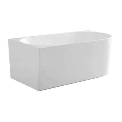 Victoria Matt White Corner Bathtub with No Overflow 1500X750X580