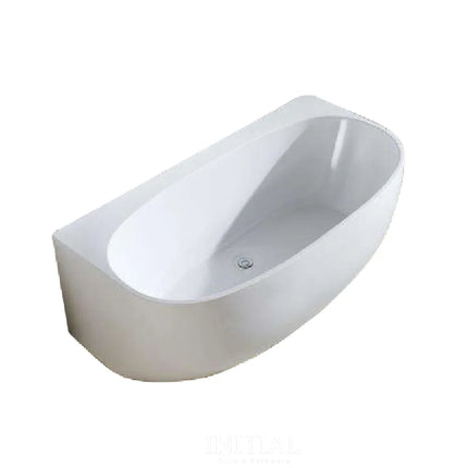 Eti 1700 Back To Wall Bathtub Matte White Non-Over Flow 1700X885X555 ,