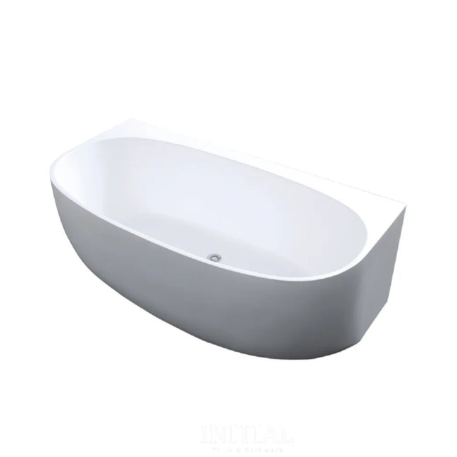 Eti 1700 Back To Wall Bathtub Matte White Non-Over Flow 1700X885X555 ,