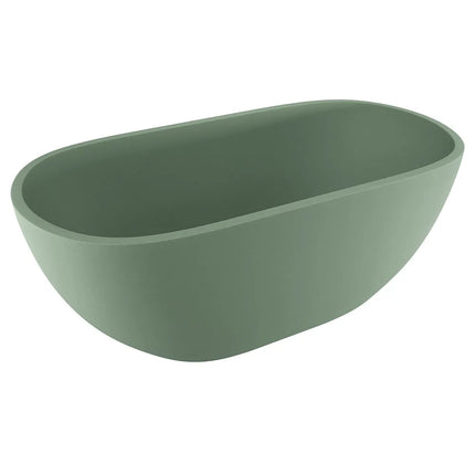 Fienza Jada Concrete Freestanding Bath, 1500mm, Sage