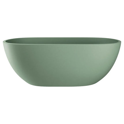 Fienza Jada Concrete Freestanding Bath, 1500mm, Sage