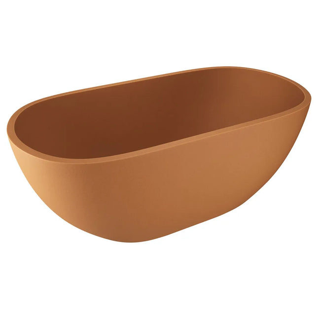 Fienza Jada Concrete Freestanding Bath, 1500mm, Tuscan