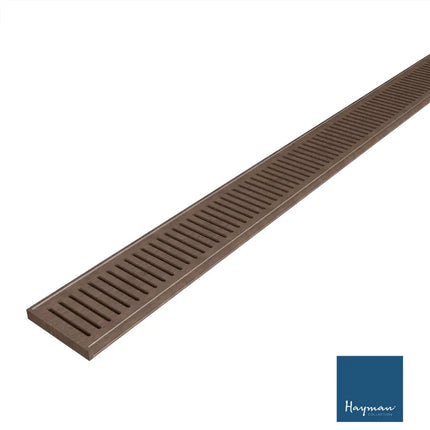 Grate 14mm Depth Linear Aluminium Drain Brushed Copper 76mm Outlet 1000~3000mm