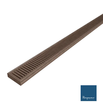 Grate 26mm Depth Linear Aluminium Drain Brushed Copper 76mm Outlet 1000~3000mm