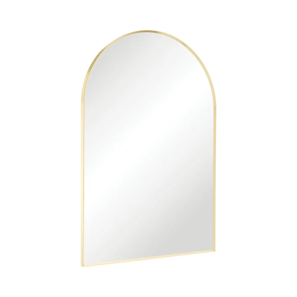 Fienza Arch Framed Mirror Brass Gold ,