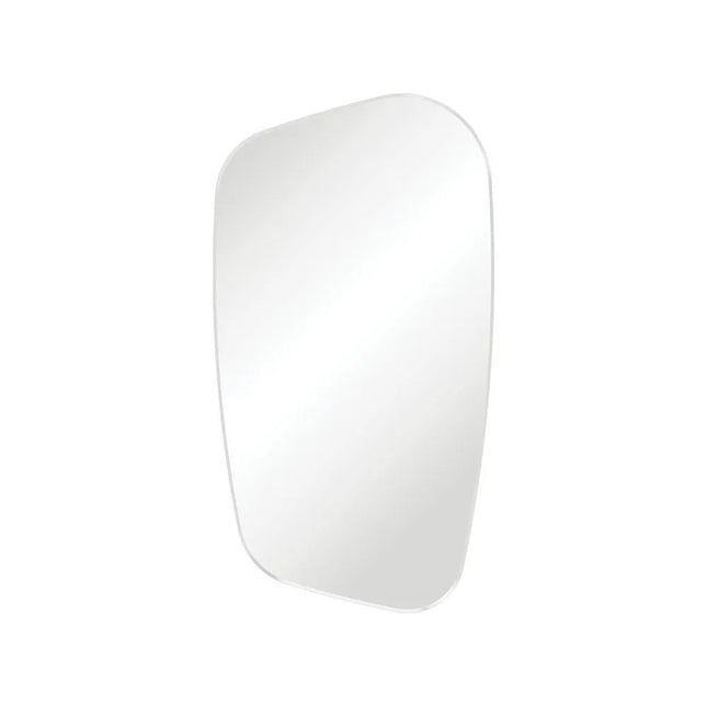 Fienza Capriccio Asymmetrical Framed Mirror Matte White ,