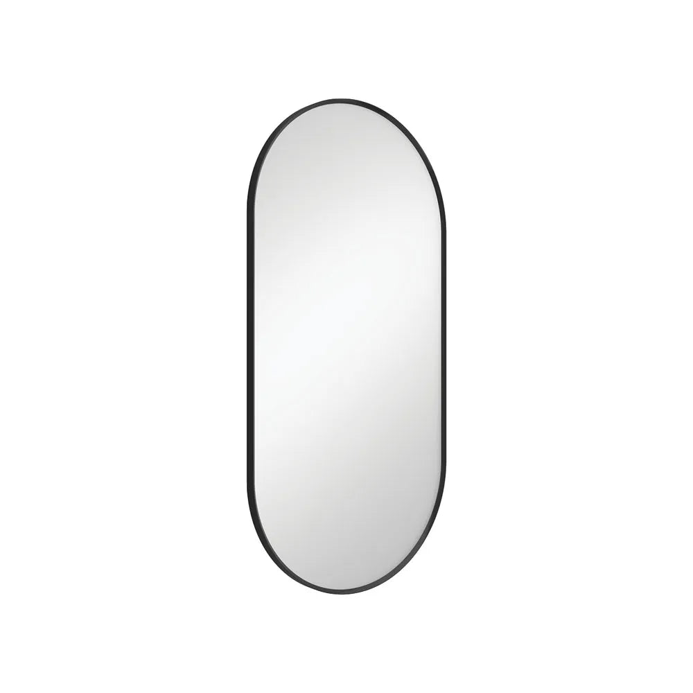 Fienza Empire Pill Framed Mirror Matte Black ,