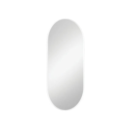 Fienza Empire Pill Framed Mirror Matte White ,