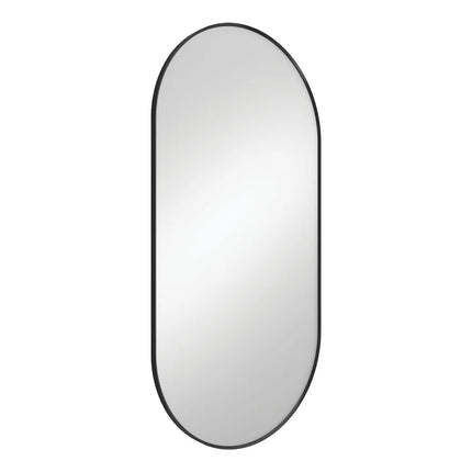 Fienza Empire Pill Framed Mirror Matte Black ,