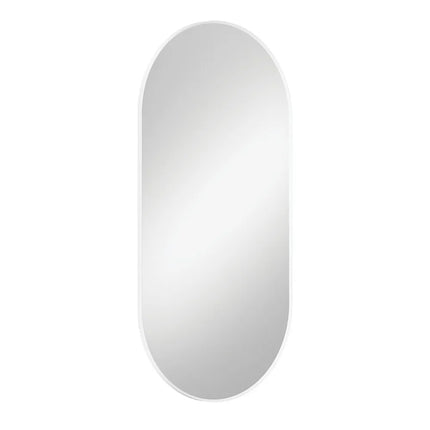 Fienza Empire Pill Framed Mirror Matte White ,