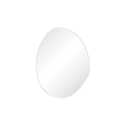 Fienza Pebble Asymmetrical Framed Mirror Matte White ,