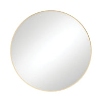 Fienza Reba Round Framed Mirror, Gold , 800mm