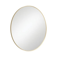 Fienza Reba Round Framed Mirror, Gold ,