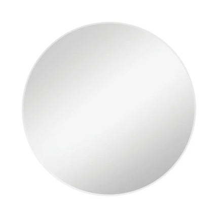 Fienza Reba Round Framed Mirror, Matte White , 800mm