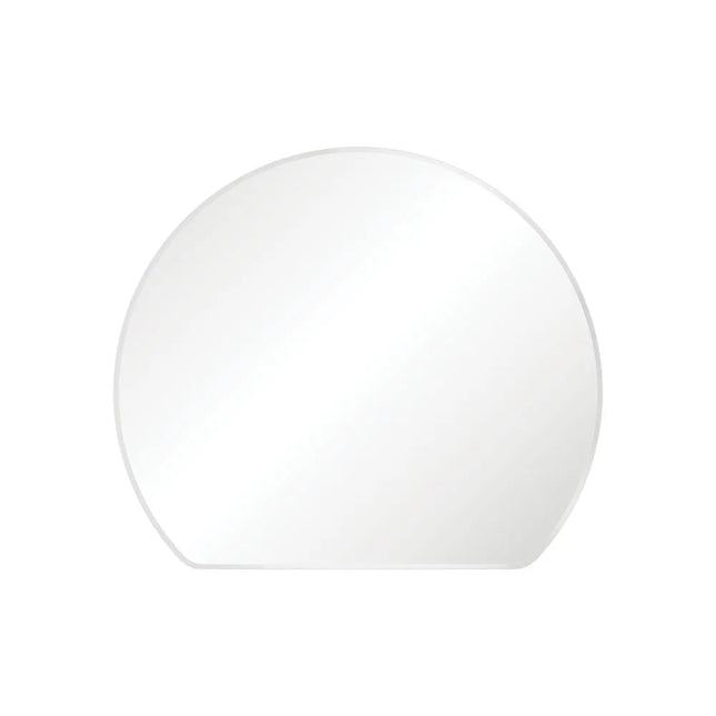 Fienza Sunrise Round Framed Mirror Matte White ,