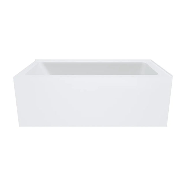 Fienza Sentor 1500 Acrylic Corner Bathtub, Gloss White